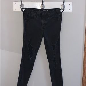 Black skinny jeans